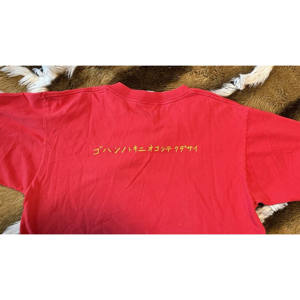 VINTAGE 90s Beastie Boys Grand Royal Japanese Promo T-Shirt RED Katakana MINT